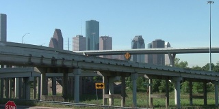 休斯顿市中心的高速公路