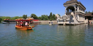大理石船，北京颐和园