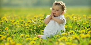 高清多莉:草地上的小女孩