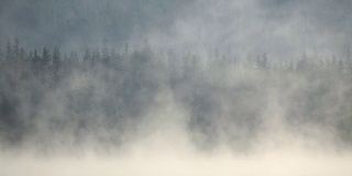 湖上晨雾高清晰度