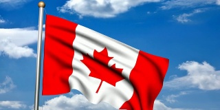 加拿大3 d国旗