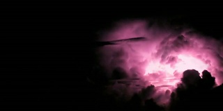 完美风暴;壮观的雷电和闪电