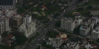 繁忙的十字路口，里约热内卢de Janeiro，时光流逝，高清