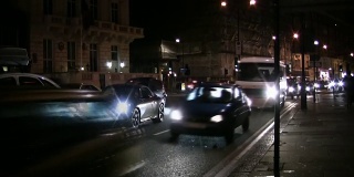 伦敦交通时间间隔、夜晚、骑士桥(HD)