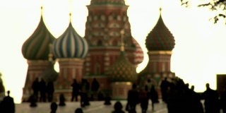 红场，莫斯科，俄罗斯，圣巴西尔大教堂
