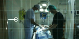 心电图监测和手术背景