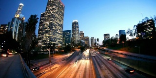 洛杉矶市中心(Timelapse)
