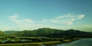 深圳山河和稻田的时间变迁