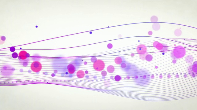Abstract Flowing Waves Background Loop - Pink (HD)