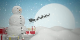 雪人和圣诞老人