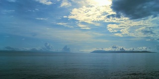 高清时光流逝:地中海上空的云景
