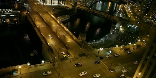 芝加哥的城市河景