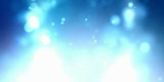 软白色浮动粒子背景环-蓝色(全高清)