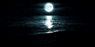 月亮在海上，可循环