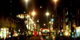 穿越伦敦的高清巴士之夜(延时)