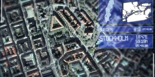 斯德哥尔摩的未来卫星图像