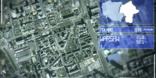 华沙的未来卫星图像