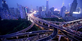 快速运动——上海夜间高架路