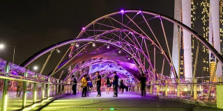 时间流逝:新加坡的螺旋桥