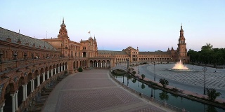 西班牙塞维利亚的西班牙广场