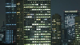 日本东京的办公大楼视频素材模板下载