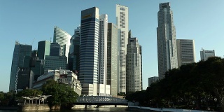 新加坡城市天际线商业区