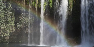 高清:Kursunlu瀑布，安塔利亚，土耳其
