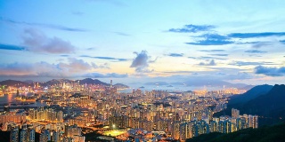高清时间推移:香港城市夜景