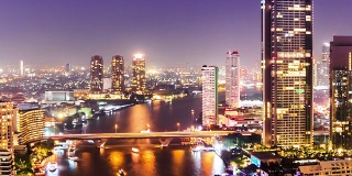 aerial view of bangkok thailand