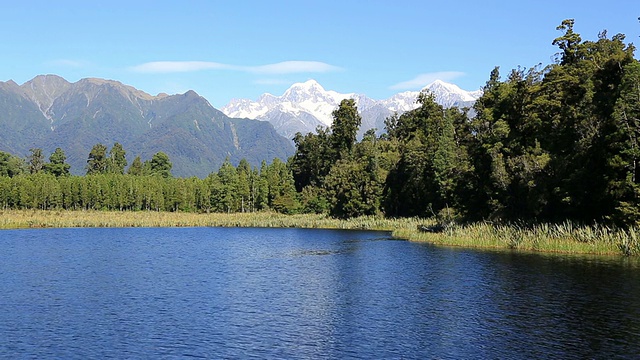 马西森湖全景，新西兰