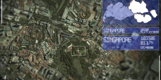 新加坡未来的卫星图像