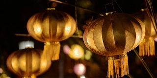 中国新年节日一个中国灯笼