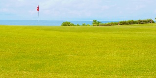 巴厘岛美丽的高尔夫球场