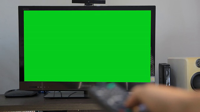 绿色的电视