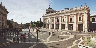 罗马的卡皮托利尼山和坎皮多里奥广场