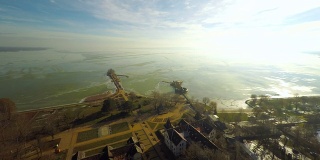 空中匈牙利巴拉顿湖