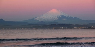 晨波和富士山