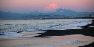 晨波和富士山