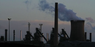 钢铁厂西尔霍埃特