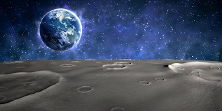 从月球上看地球