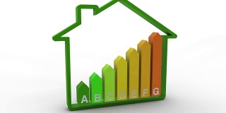 能源效率图表房子下降