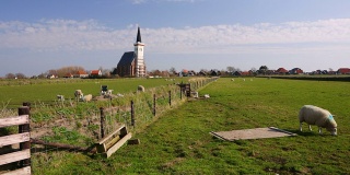 荷兰特塞尔岛登霍恩教堂