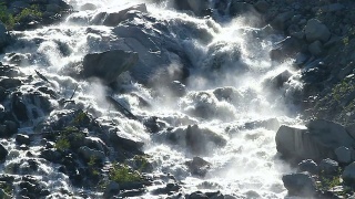 慢镜头山河瀑布视频素材模板下载