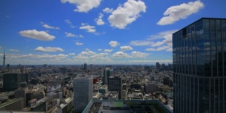 东京空中天际线时间圈视频