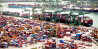 港口码头和集装箱