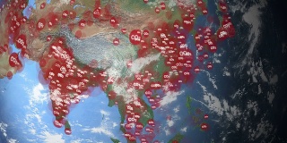 二氧化碳可视化亚洲