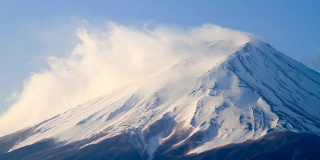 日本富士山的时间流逝