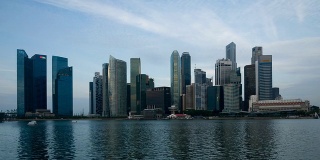 新加坡中央商务区天际线