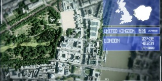 伦敦未来的卫星图像