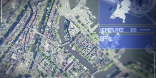阿姆斯特丹的未来卫星图像